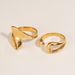 Ins Cold Style Hip-Hop Irregular Shape For Women Gold-Plated Titanium Steel Trendy Niche Ring_voghion.com
