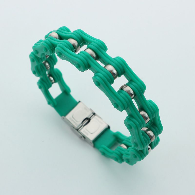 Bicycle 14MM Trendy Men Hip-Hop Personality Versatile Bracelet Jewelry_voghion.com