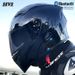 Modular Motorcycle Helmet – Flip-Up Full Face Helmet With Dual Visor & Bluetooth (Matte Black/Gloss White/Cement Grey, Multi-Size)_voghion.com