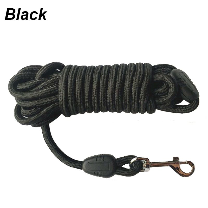 Laisse de dressage pour chien en corde de 5 m/10 m/15 m - Nylon robuste pour le dressage d'agilité et de rappel, pour chiens de taille moyenne et grande_voghion.com