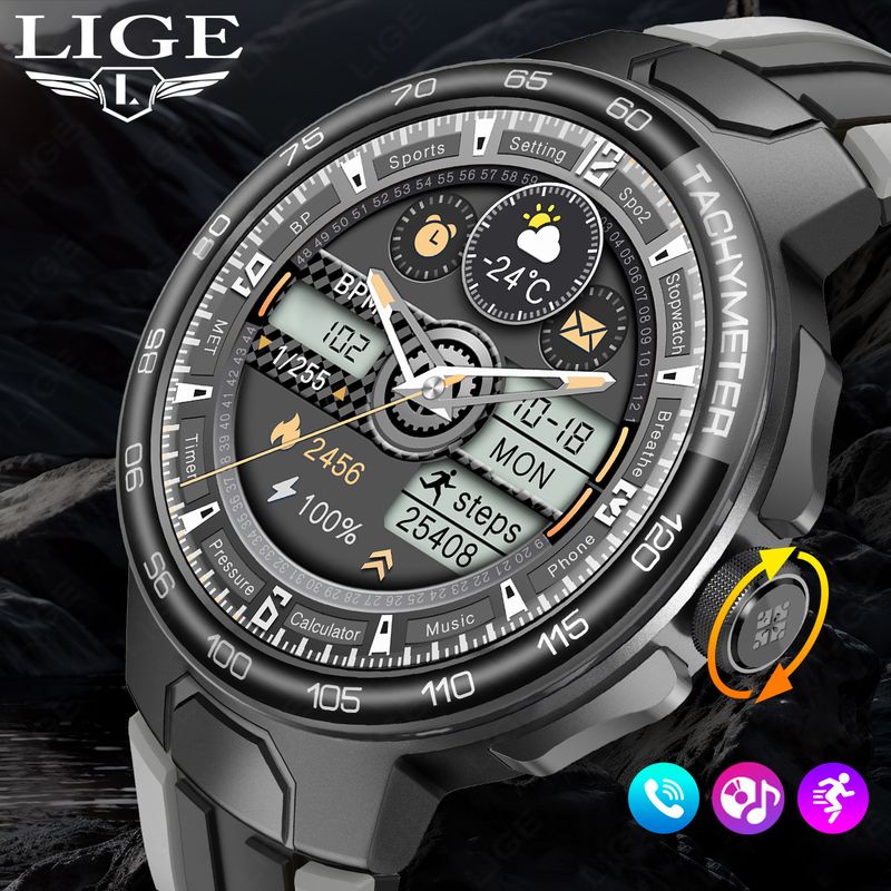 Dedicated Smart Watch Bluetooth Call With Encoder NFC Waterproof Pedometer Remote Control Camera Bracelet_voghion.com