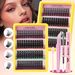 False Eyelashes False Eyelash Extension Set Single Cluster Of Hair 196 Clusters Thick Makeup Big Eyes D Curved Curled Eyelashes_voghion.com