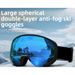 Outdoor Spherical Men And Women Double-layer Anti-fog Ski Can Be Carded Myopia Glasses Mountaineering Goggles_voghion.com