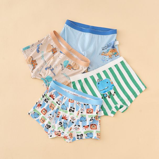 Calzoncillos tipo bóxer modales para madres y niños, calzoncillos tipo bóxer para niños, bebé, niño grande, niño pequeño, seda de hielo, verano fino_voghion.com