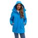 Damen-Winterjacke mit abnehmbarer Kapuze – Winddichter Parka mit Fleecefutter, wasserabweisende Wanderoberbekleidung für Reisen und Pendeln_voghion.com