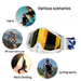 100% Off-Road Goggles Ski Motorcycle Riding Protective Unisex Outdoor Windproof Sandproof Large Frame Glasses_voghion.com