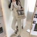 Vrouwen canvas schoudertas Londen boeken print dames casual handtas draagtas herbruikbare grote capaciteit katoenen boodschappentas strandtas_voghion.com