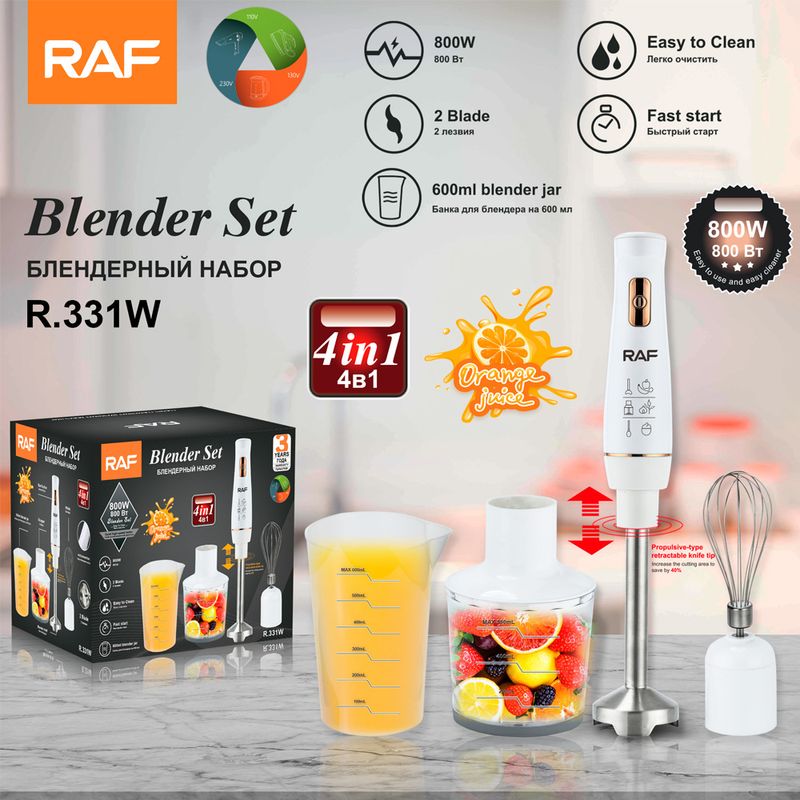 RAF Bucătărie Multifuncțională Europeană Americană, Portabilă, Gătit pentru Bebeluși, Mâncare Electrică de Amestecat, Stoarcere Lapte și Carne_voghion.com
