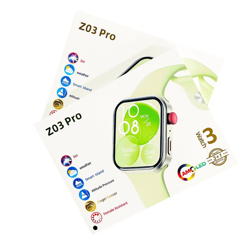 Z03 Pro Smart Watch Bluetooth Call Heart Rate Blood Pressure Voice Assistant Function_voghion.com