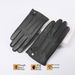 Leather gloves for men autumn and winter warm and thick velvet driving and riding simple business handsome tide_voghion.com