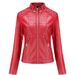 Women's Clothing Leather Jacket Leather Jacket Casual Spring and Autumn Coat_voghion.com