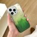 Summer Gradient Green 15 Max Phone Case Double-Sided IMD New 14 Shockproof 16 Pro High-End Feel_voghion.com