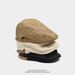 Embroidered Letter Forward For Women, Spring And Autumn Reversible Beret, British Style Versatile Artistic Painter Hat_voghion.com
