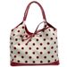 2025 Fall/Winter New Commuter Shoulder Bag Women's Polka Dot Tote Bag Large Capacity_voghion.com