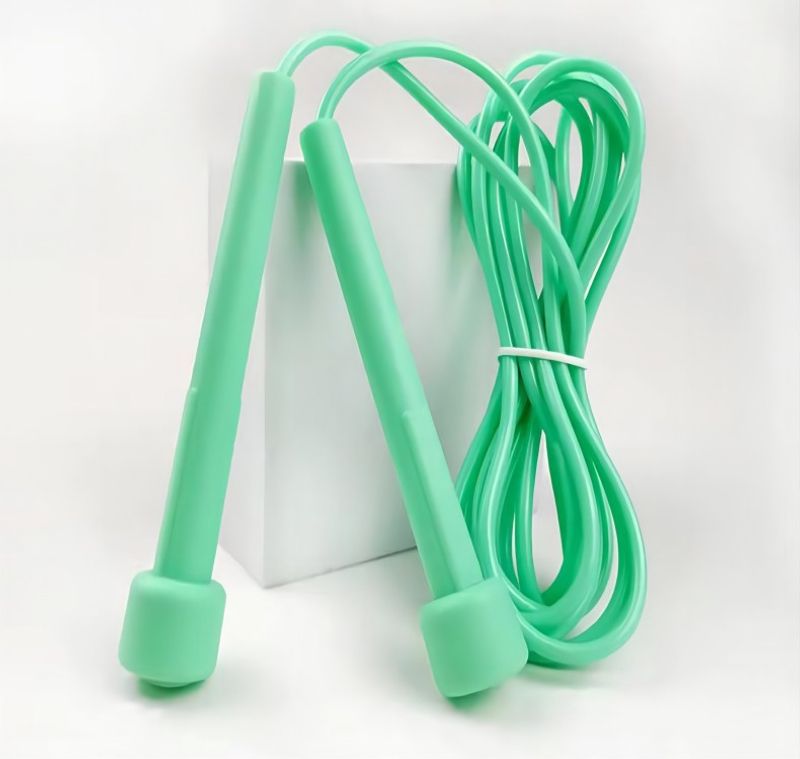 Anti-slip Handle, Pvc Solid Steel Wire Rope, Adjustable Children's Speed Skipping Rope Training Pen Barrel_voghion.com