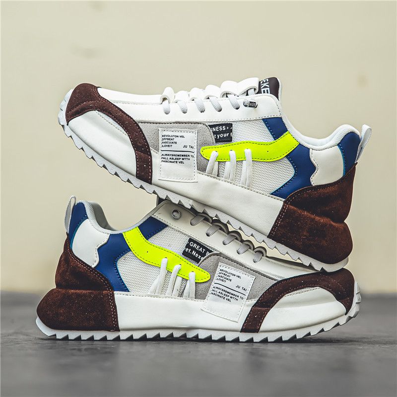 2024 summer new men's shoes trendy all match sports shoes non slip breathable casual shoes fashionable hot selling men's sneakers_voghion.com