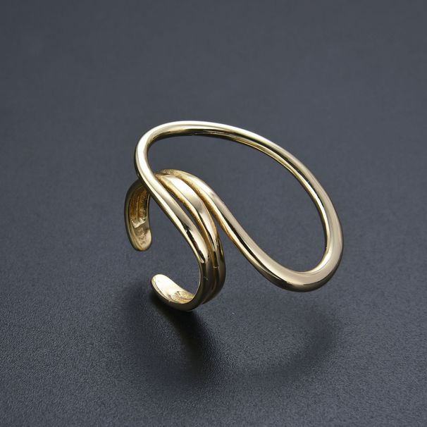 Unisex-Schmuck, modisch, schlicht, farberhaltend, mehrschichtig, übertrieben, unregelmäßig, verstellbare Ringöffnung, Unisex-Handschmuck, Netz, Promi_voghion.com