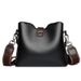 Echte leren koeienhuid emmer grote schouder dames casual tas_voghion.com