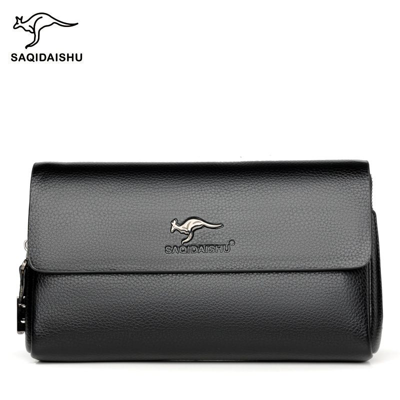 Herrevesker Herrevesker Business Clutch Uformelt Mote Tyverisikring Clutch Med Passordlås One Piece Dropshipping_voghion.com