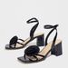 Women's Thin Strap Combination Thick Heel Sandals_voghion.com