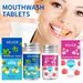 Rozjasňující zubní pasta v tabletách, čištění zubů, ošetření zápachu z úst, svěží dech, odstranění skvrn na zubech, přenosné tablety na ústní vodu_voghion.com