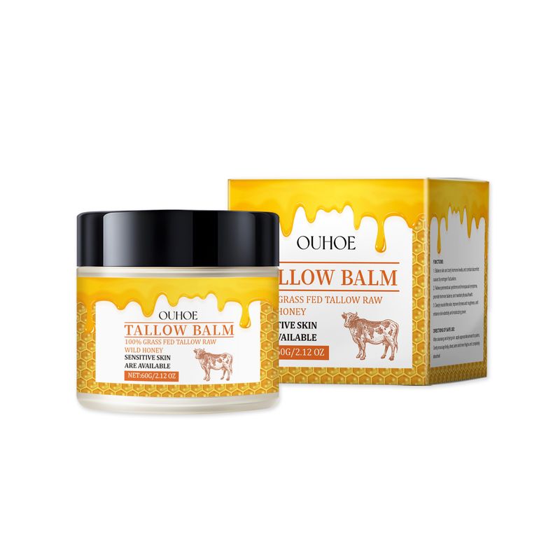 Balsam de seu facial pentru corp, îngrijire zilnică a pielii, piele hidratantă și hidratantă, balsam de seu moale și strălucitor_voghion.com
