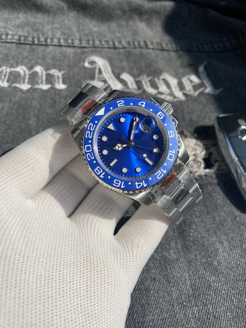 Neues Basic Laojia Greenstone GMT Mechanisches Herrenmode-Trend-High-Profile-Modell_voghion.com
