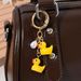 Portachiavi a forma di goccia d'acqua, perla, piccola anatra, animale dei cartoni animati, borsa, custodia per auricolari, telefono, piccolo ciondolo_voghion.com