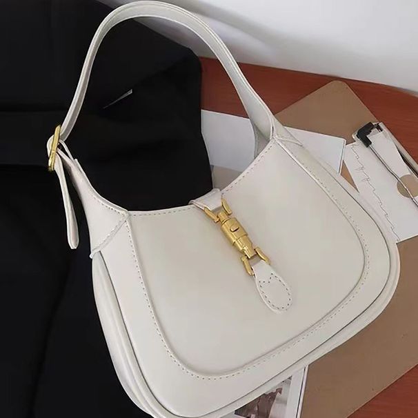 Women's Bags Retro Horsebit Mini French Underarm Female Spring And Summer New Texture Niche Saddle Messenger Bag_voghion.com