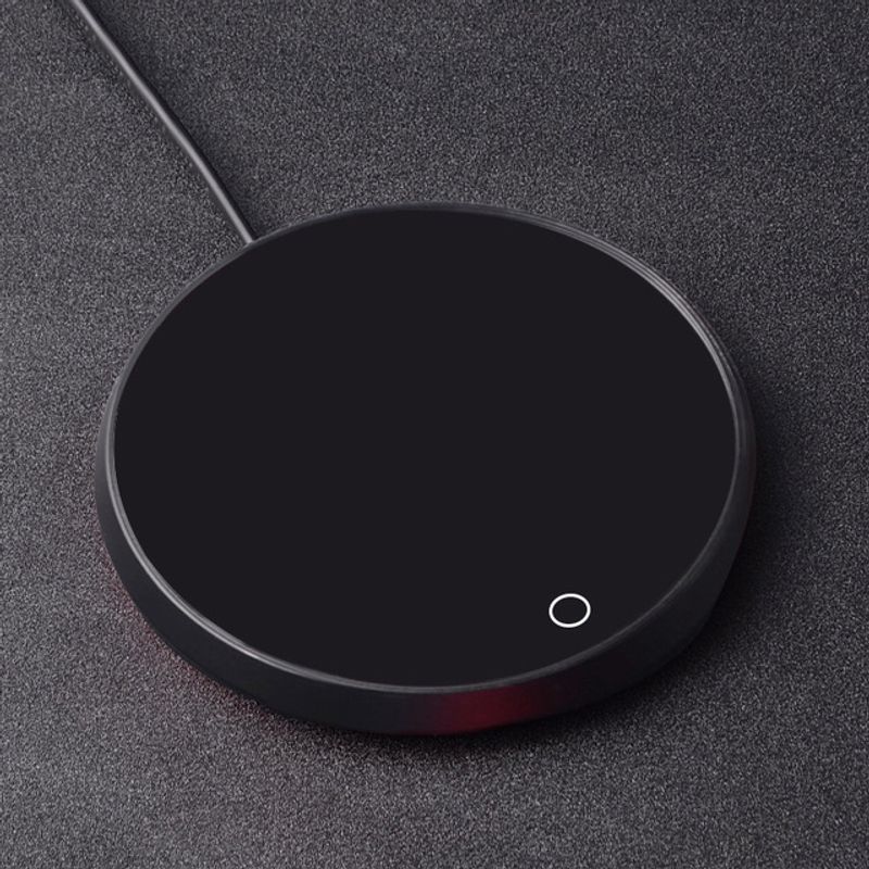 DC 5V USB Coffee Mug Cup Warmer Milk Tea Water Cup Heating Electric Touch Pad Temperature Adjustable Hot Tea Maker Heater Warmer_voghion.com
