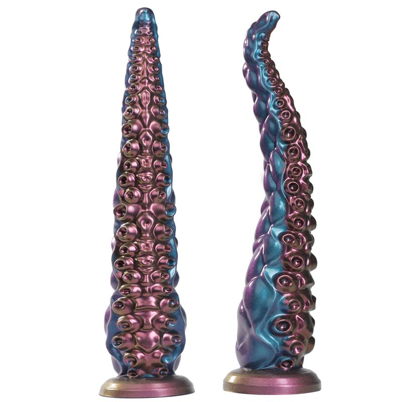 Female Special-shaped Dildo Octopus Tentacle SM Backyard Simulation Penis Silicone Soft Meat Thrusting Masturbator_voghion.com