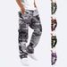 Herrenbekleidung Camouflage Overalls Outdoor Sporthosen Kordelzug Taschen Overalls Freizeithosen_voghion.com