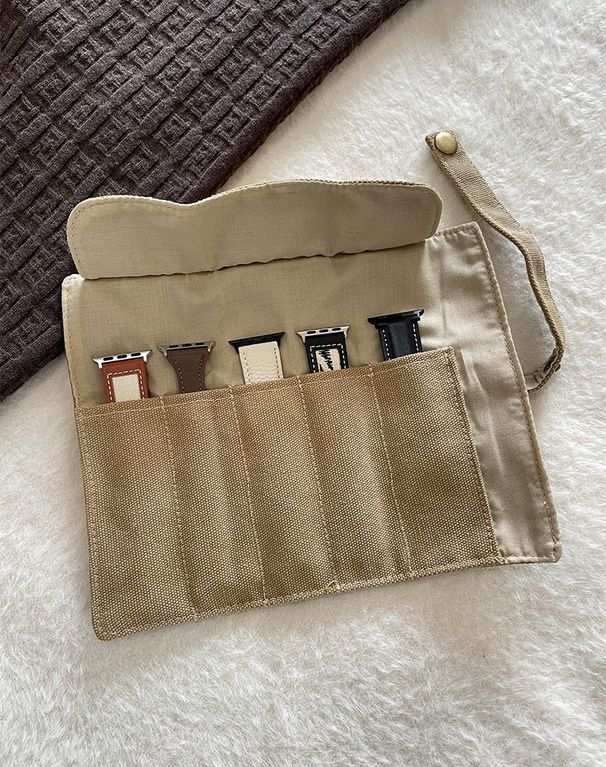 Borsa portaoggetti per cinturini da orologio con 10 scomparti, borsa portaoggetti in tela, borsa da viaggio portatile_voghion.com