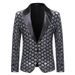 CT 2025 Autumn Winter Men's European Size Peak Lapel Suit Stage Banquet Host Party Diamond Sequin Tuxedo X45_voghion.com