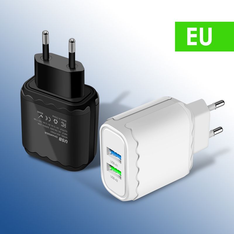 syct New Private Model Lace 3.1A Dual USB Charger 20W Fast Charging Adapter UK Plug_voghion.com