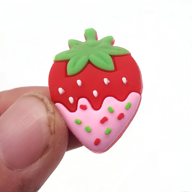 Cartoon Obst Zubehör PVC Weichgummi Schuhe Blume Schuh Schnalle Dekorative Schnalle_voghion.com