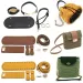 1Set Handmade Handbag Set Leather Bag Bottoms With Hardware Package Accessories HandBag Shloulder Straps DIY Women_voghion.com