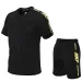 Herren Trainingsanzüge Sommer Herren T-Shirt und Shorts Sport Zweiteiliges Lauffiess Kurzarmset Bequem Atmungsaktiv_voghion.com