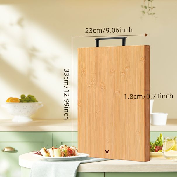 HOLYWOOD Bamboo chopping board cutting board case board mildew household bamboo double-sided kneading board thickened_voghion.com