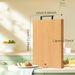HOLYWOOD Bamboo chopping board cutting board case board mildew household bamboo double-sided kneading board thickened_voghion.com
