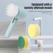 Brosse de nettoyage électrique multifonction pour salle de bain, brosse de nettoyage pour vitres de maison, brosse à vaisselle pour baignoire et sol de la maison_voghion.com
