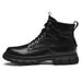 Martin Boots Herren High-Top-Stiefel Handgekratzte Werkzeugschuhe Junge und junge Retro-Casual-Lederstiefel Herren_voghion.com