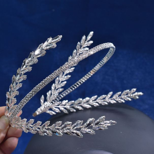 Handmade Crystal Flower Bridal Headband For Wedding, Party, And Special Occasions - Elegant Hair Accessory For Women Wedding Dress Accessories_voghion.com