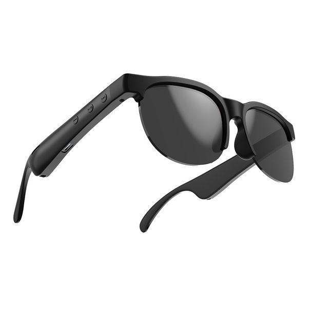 Occhiali intelligenti GM05 con musica e chiamate Bluetooth, occhiali da sole con lenti graduate opzionali, audio a mani libere per Android/iOS_voghion.com