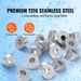 Cable 8 Tensioner Swage Railing Terminal Sa Protector Cable Wheel Black Invisible 1 20Pack Bundle Railing And Kit With Sleeves_voghion.com
