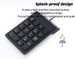 Teclado Numérico USB Fio Numpad Digital 19 Teclas Mini Teclado Para PC Laptop Notebook Tablets Contabilidade Teclado Numérico Banco_voghion.com