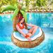 Hot Sale Coconut Tree Inflatable Floating Row Green Plant Floating Row Inflatable Reclining Chair Hammock Floating Bed_voghion.com