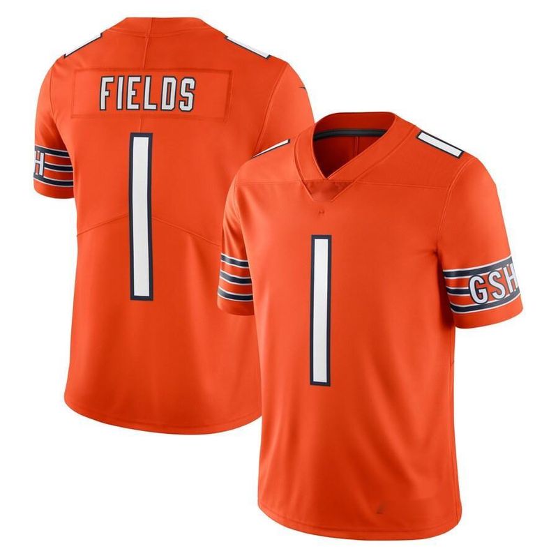 Chicago Bears Rugby # 1 Justin Fields Jersey_voghion.com