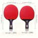 Racchetta da ping pong in gomma al carbonio 10-Star - Qualità professionale, uso per adulti, rossa, confezione singola, contiene 3 palline_voghion.com