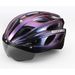Cycling Mountain Road Bike Helmet With Goggles Polarized One-piece Molded_voghion.com